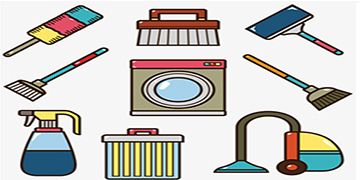 常用的清洁工具种类有哪些？都有什么用处？