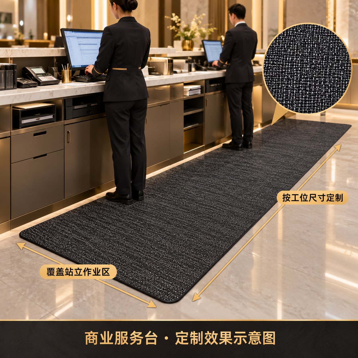 按工位尺寸规划，覆盖站立区域