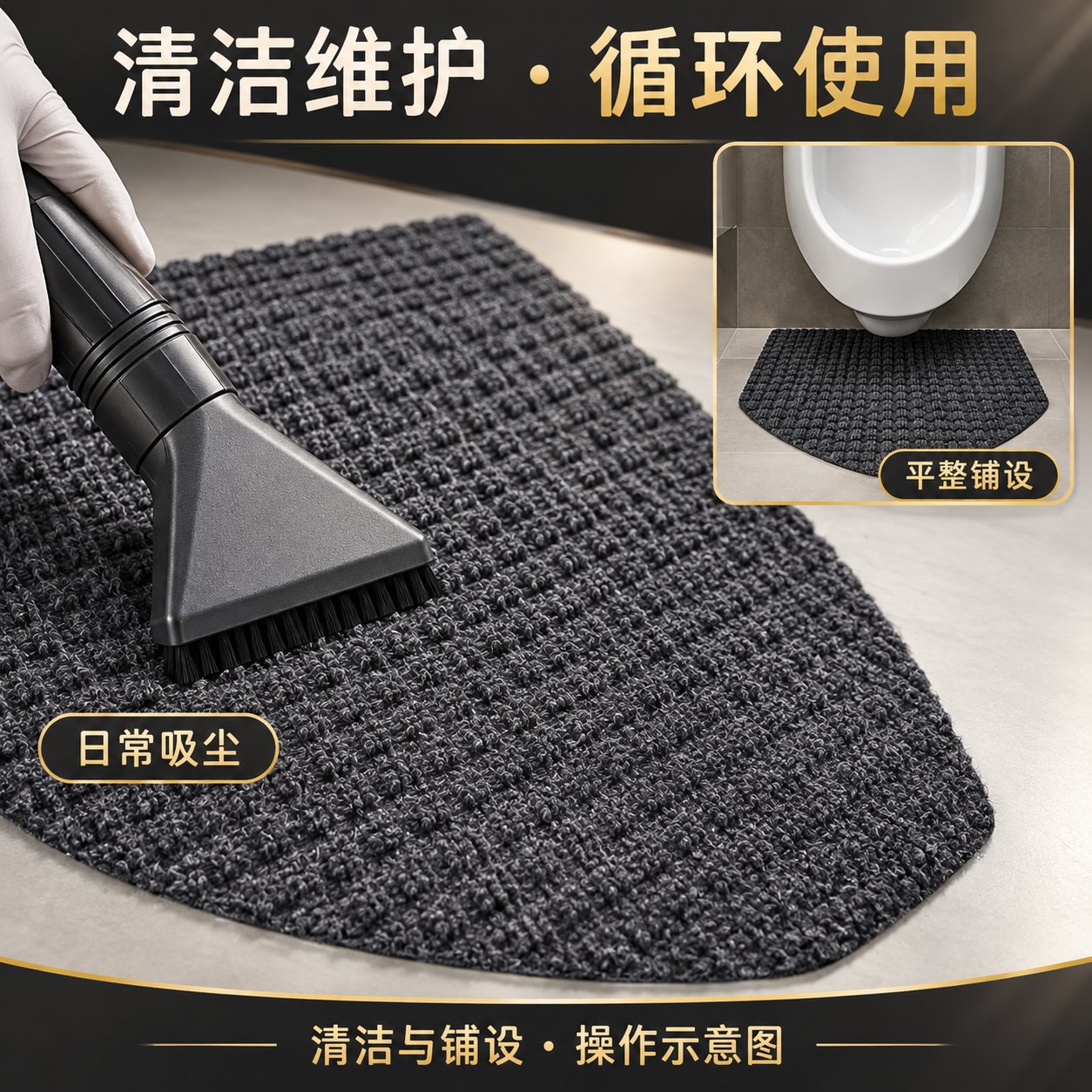 一铺即用，配合日常清洁维护