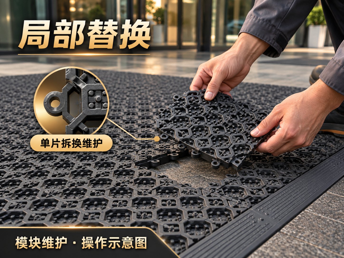 模块拼装，单片拆换维护